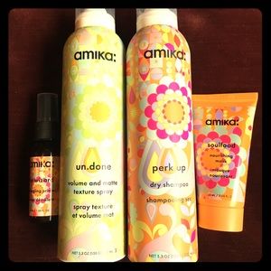 Amika lot-FULL sz Dry Shampoo&Texture Spray+more!